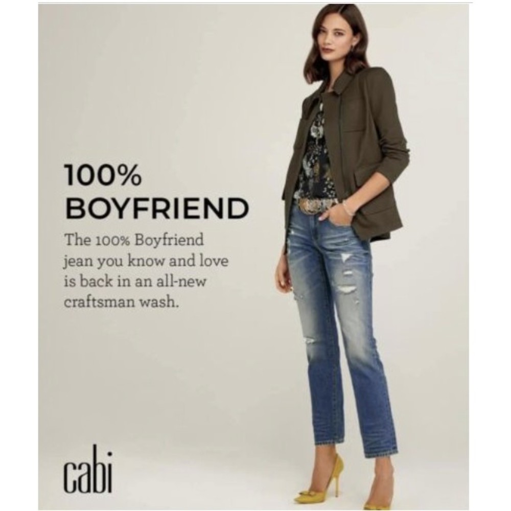 Cabi 100% Boyfriend - Craftsman Wash, Size 14, Fall 2021 ($140) Style 4152